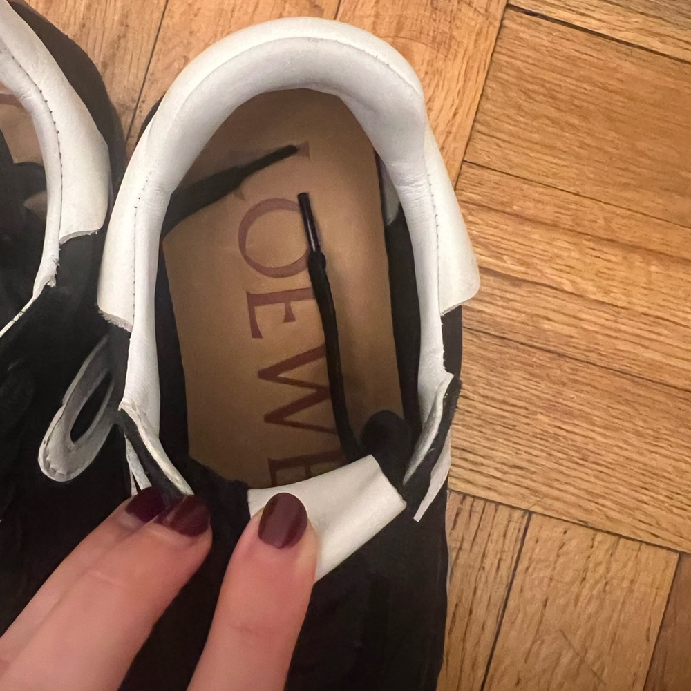 Loewe Black and White Women's Sneakers - Picture 7 of 8
